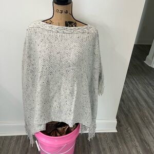 Ralph Lauren Light Gray Women's Poncho